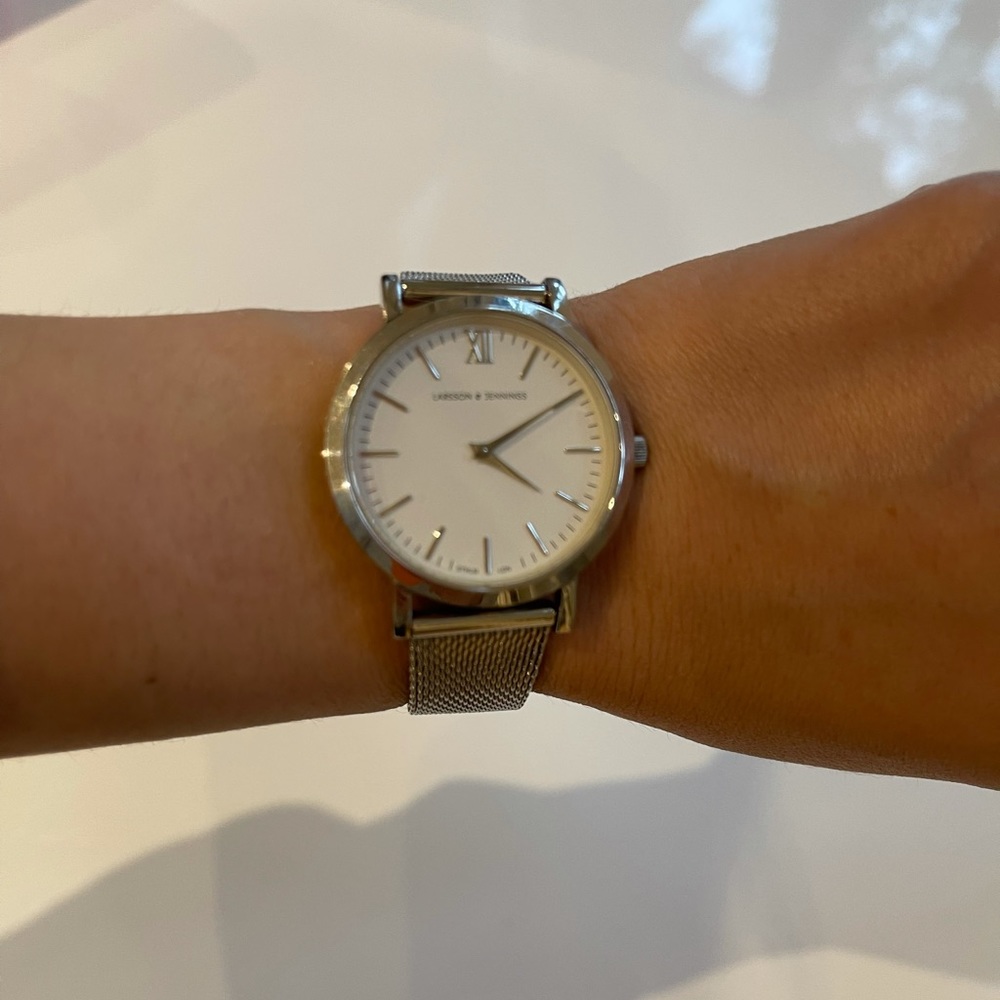 Larsson & Jennings Luano Milanese 33M Silver Watch